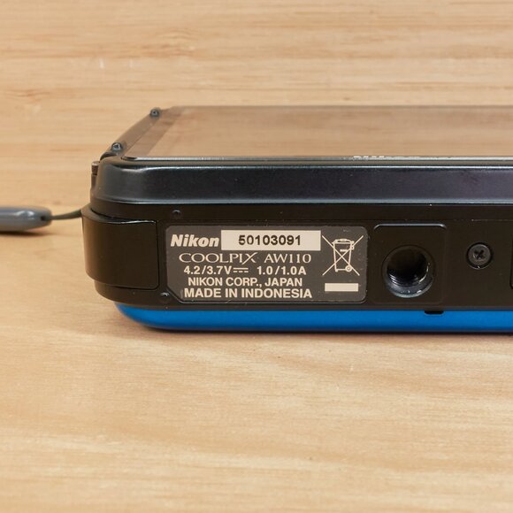 Nikon Coolpix AW110 / 16MP / Waterproof 18m / Shockproof / Full HD / GPS / Blue - Picture 8 of 10